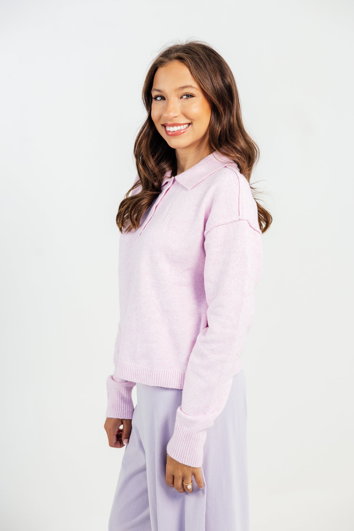 French Connection Gisselle Polo Collar Pullover