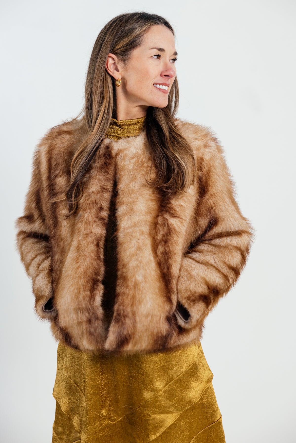 Lucy Paris Carrie Faux Fur Jacket