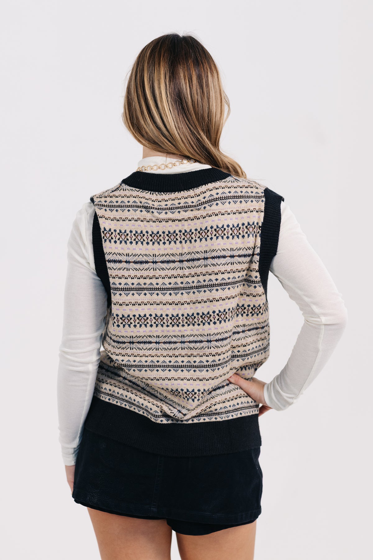 The Ruby Relaxed Fit Knit Sweater Vest