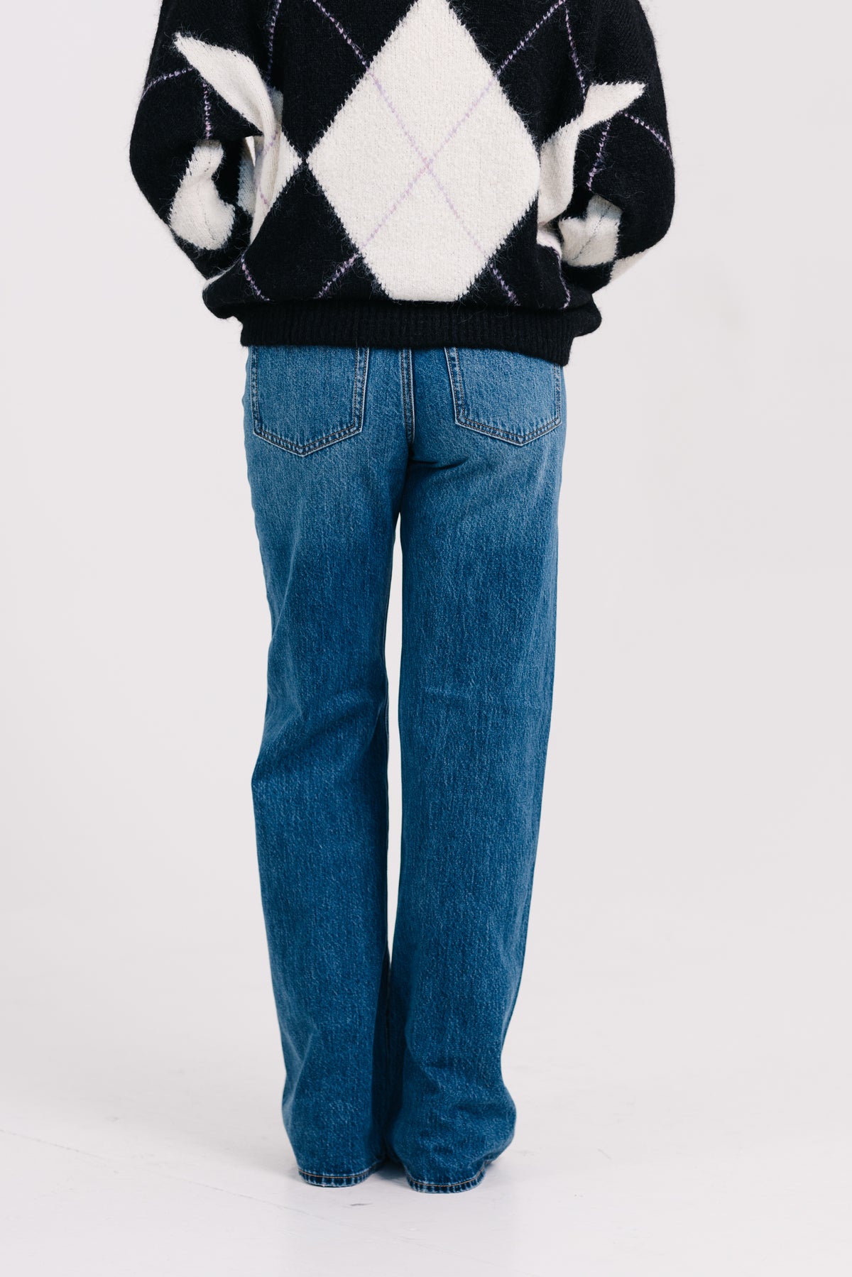 Just Black Denim The Longer Length Straight Jean