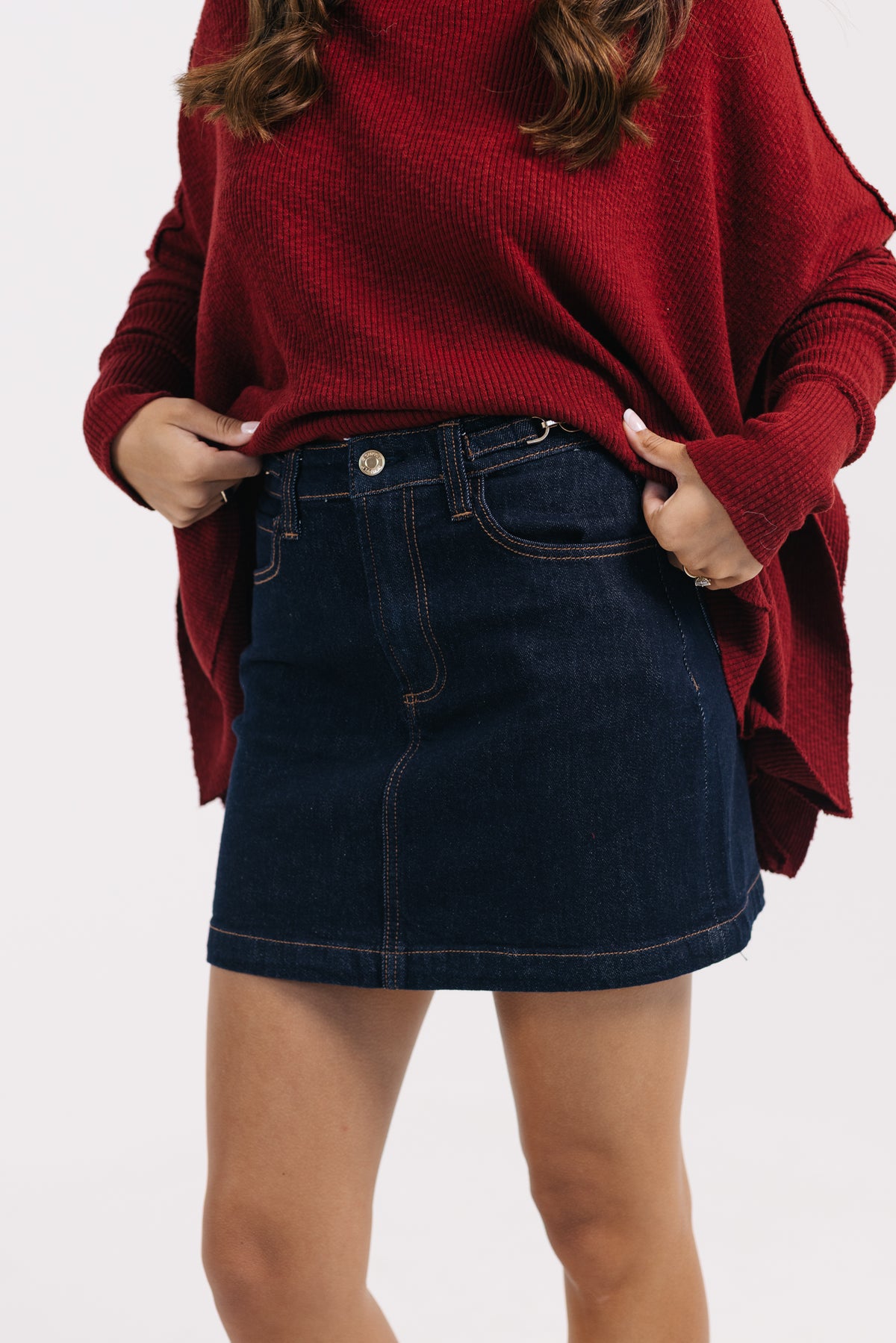 Z Supply The Socialite Denim Mini Skirt