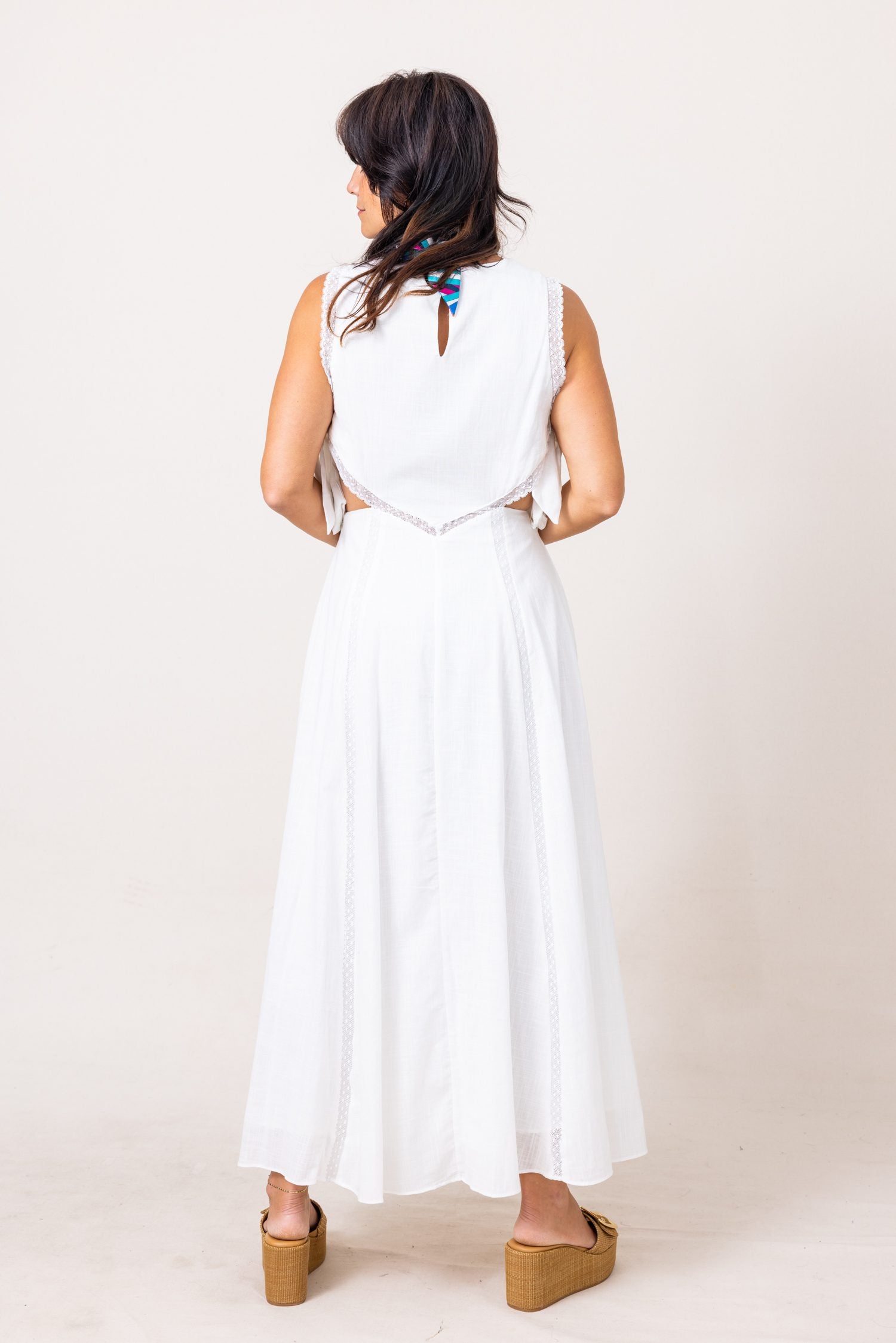 The Summer Breeze Side Cut Out Midi Dress