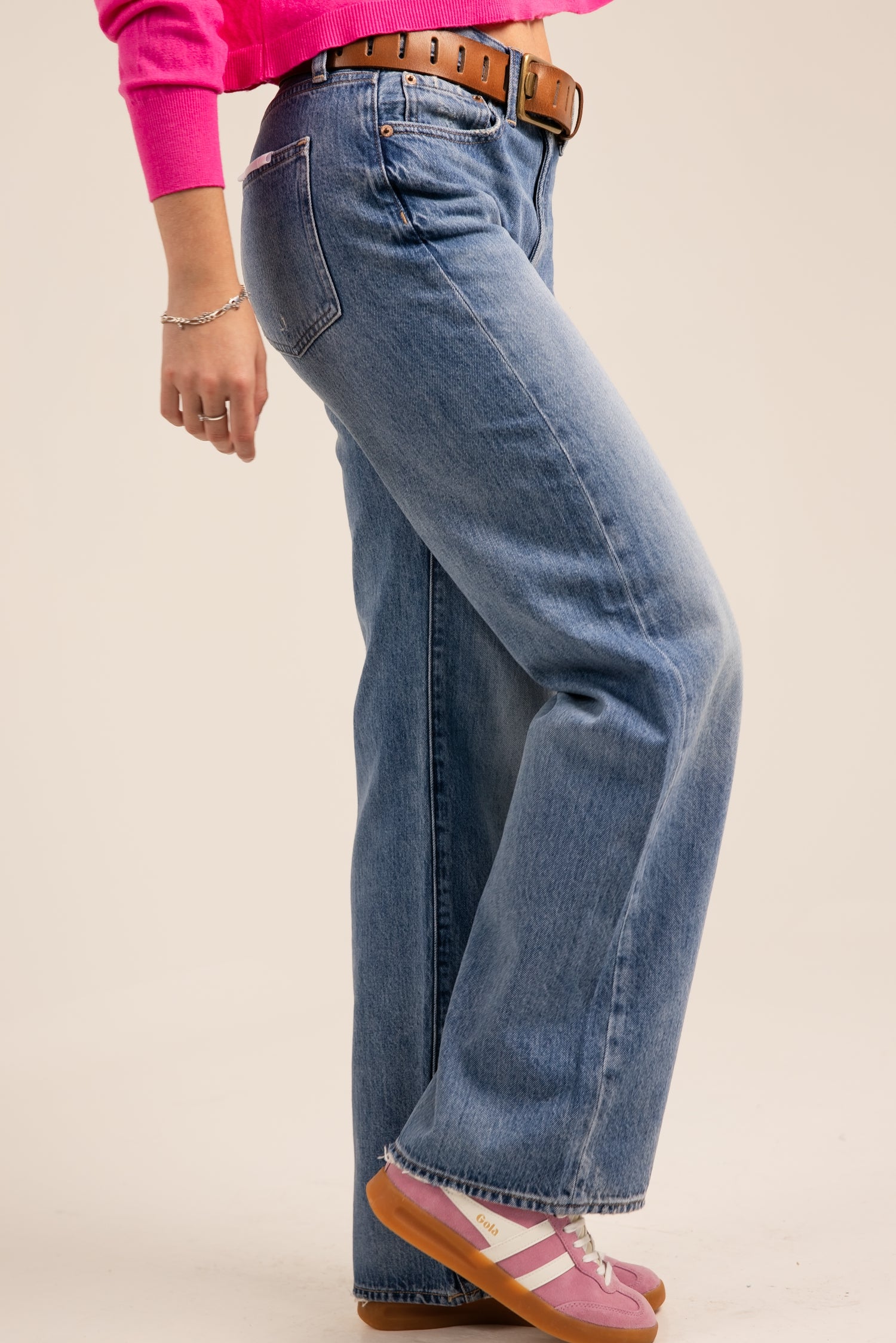 PISTOLA Harlowe Relaxed Baggy Serpentine