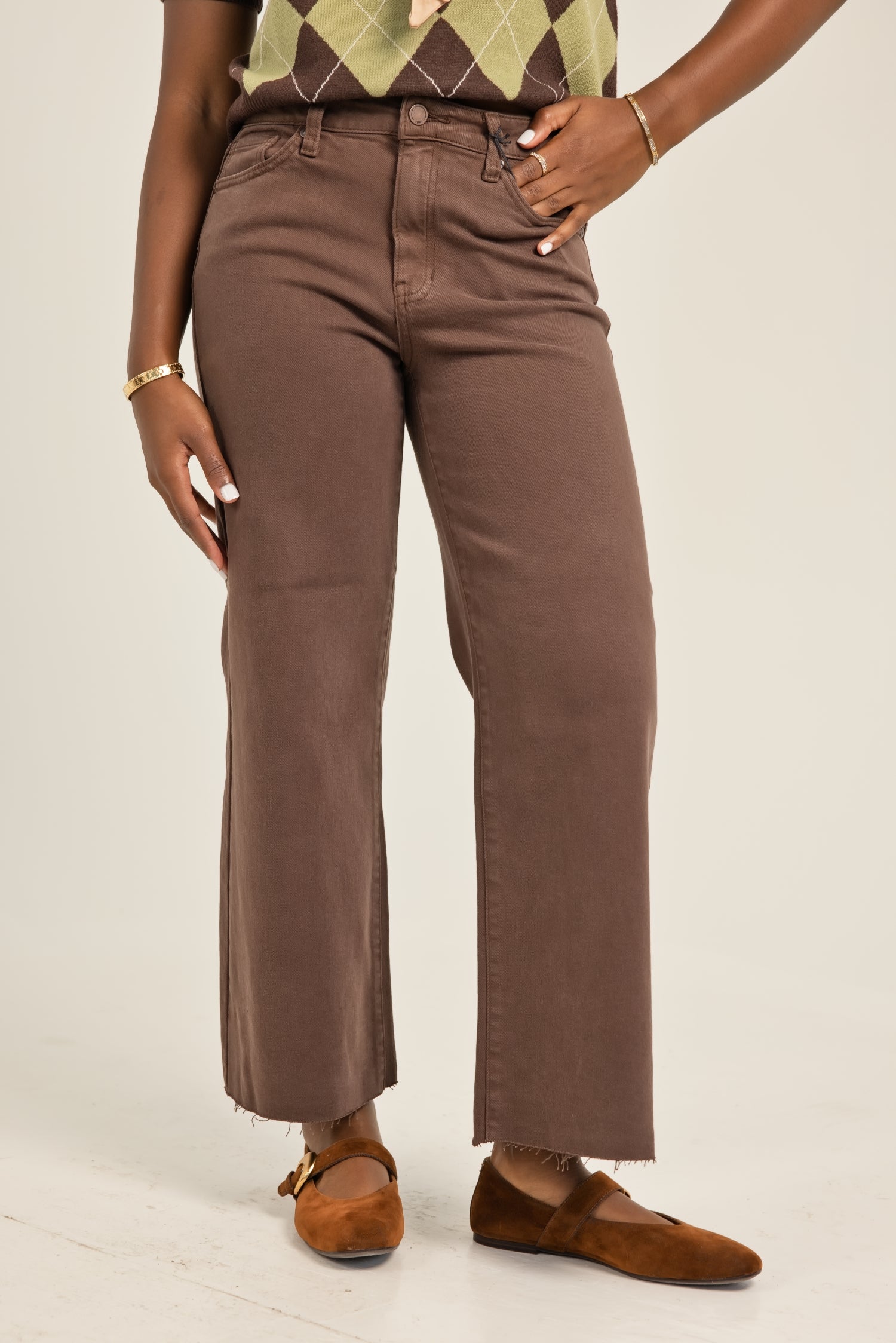 Just Black Denim Slim Wide Leg