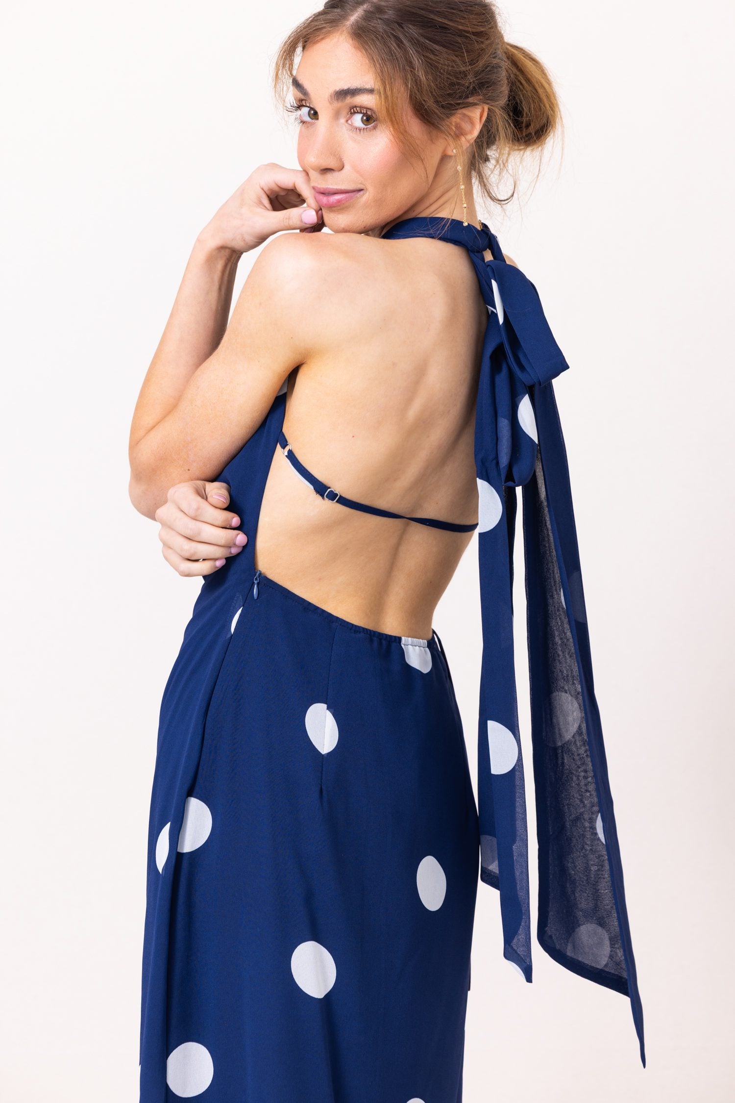 The Palmer Polka Dot Maxi Dress