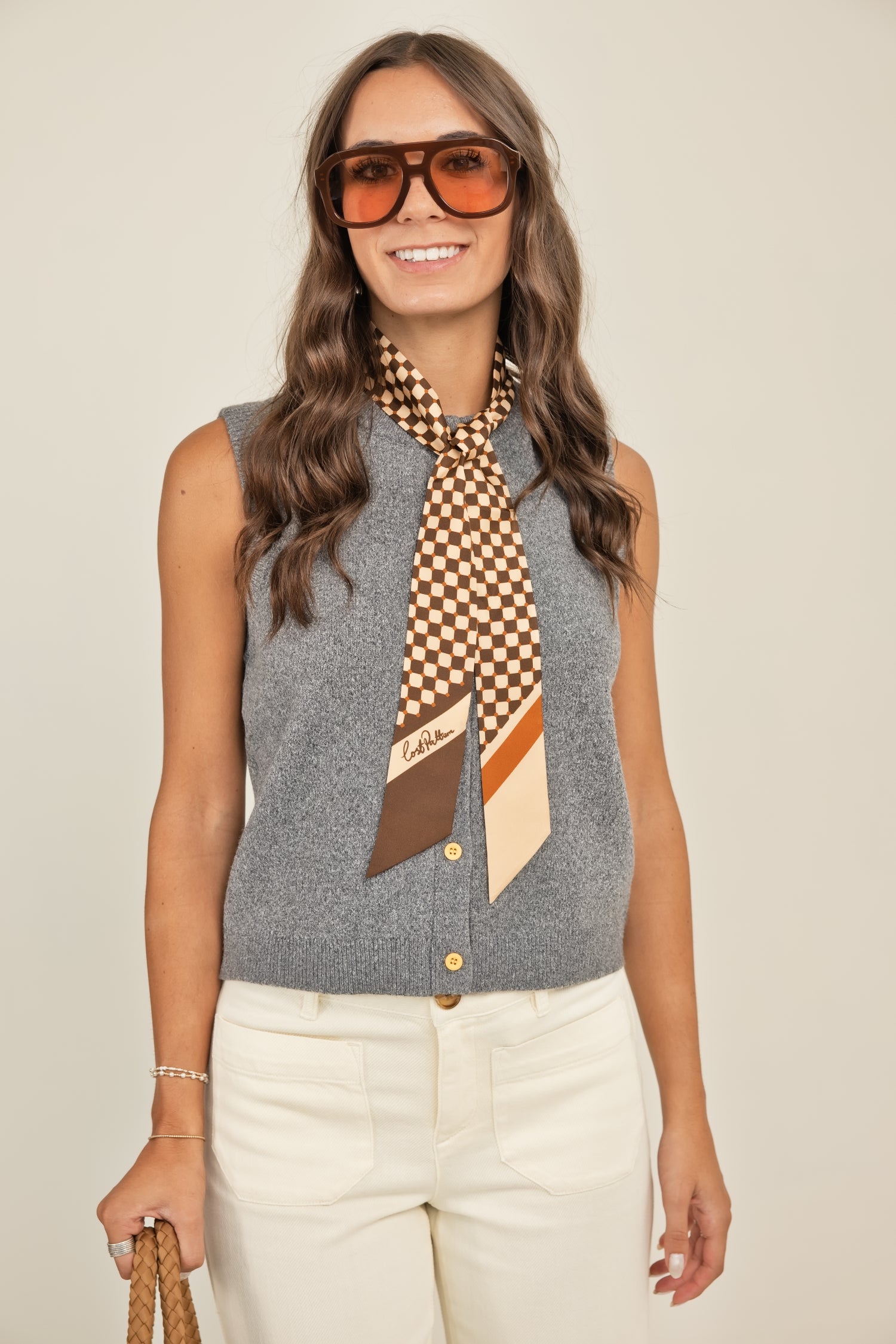 French Connection Aleyna Knit Contrast Top