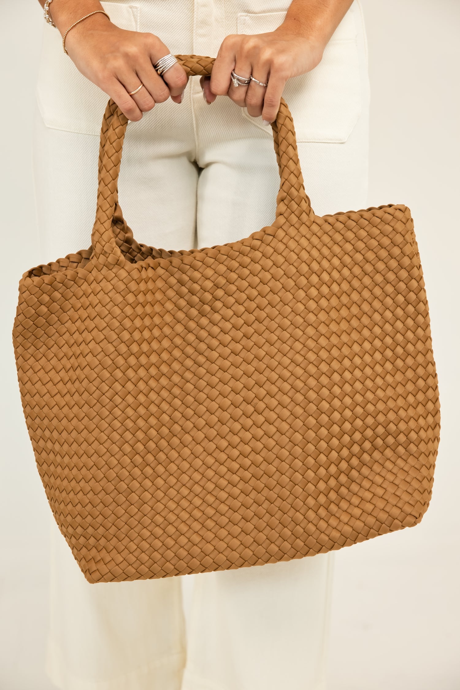 Sol and Selene Medium Woven Tote