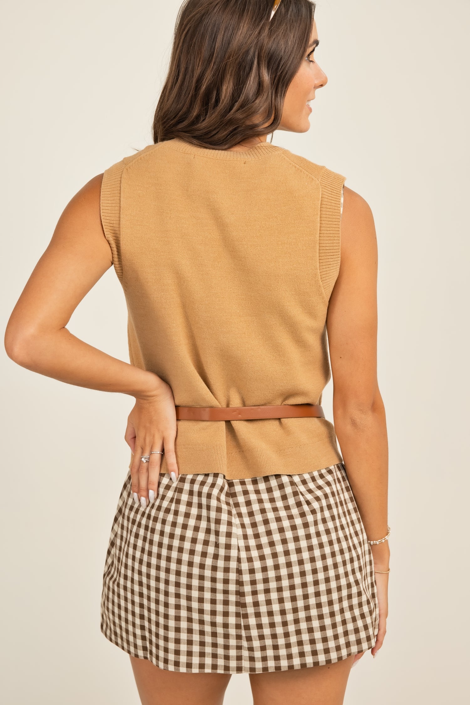 French Connection Babysoft Crewneck Camel