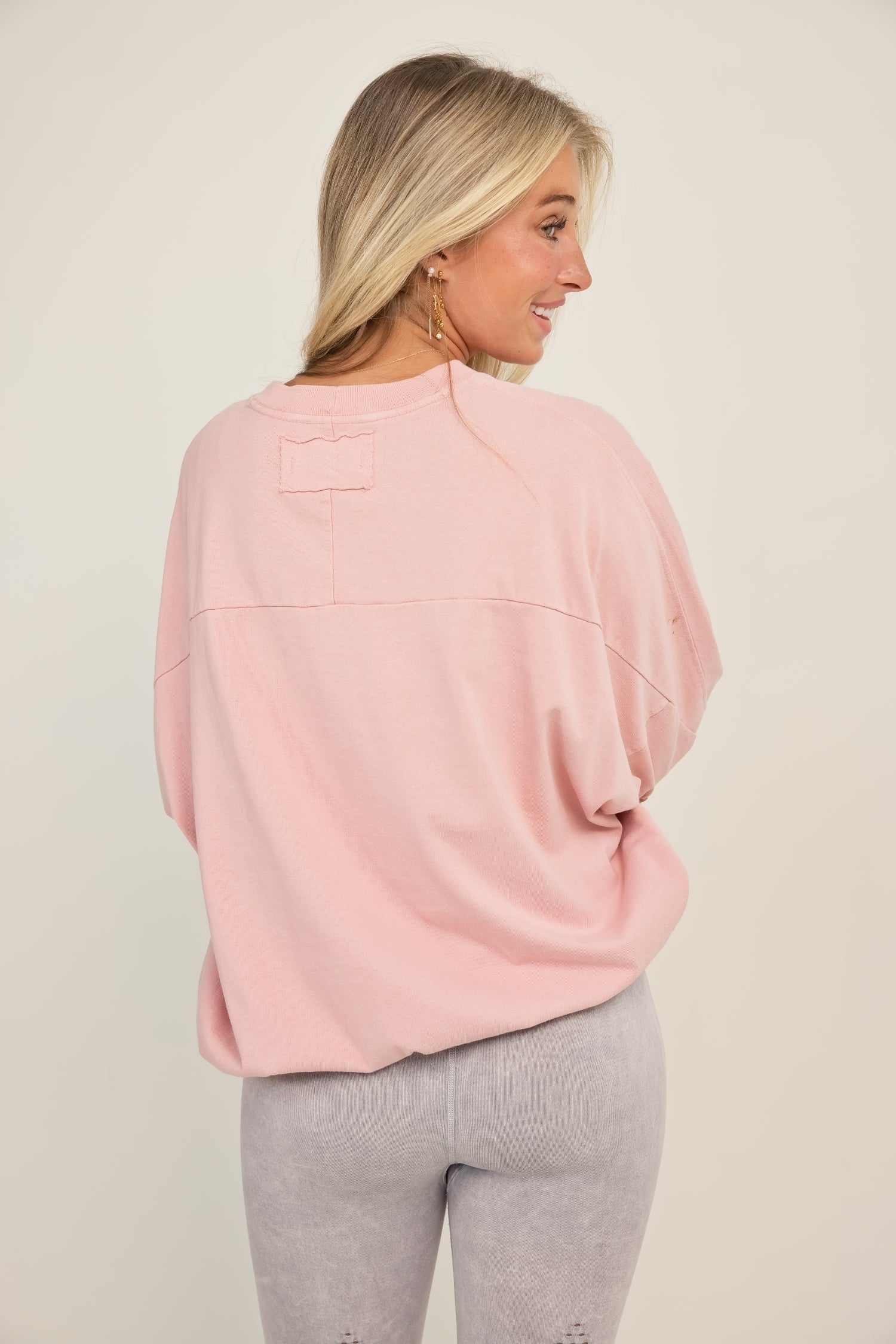 Free People Epic Long Sleeve Peach Skin
