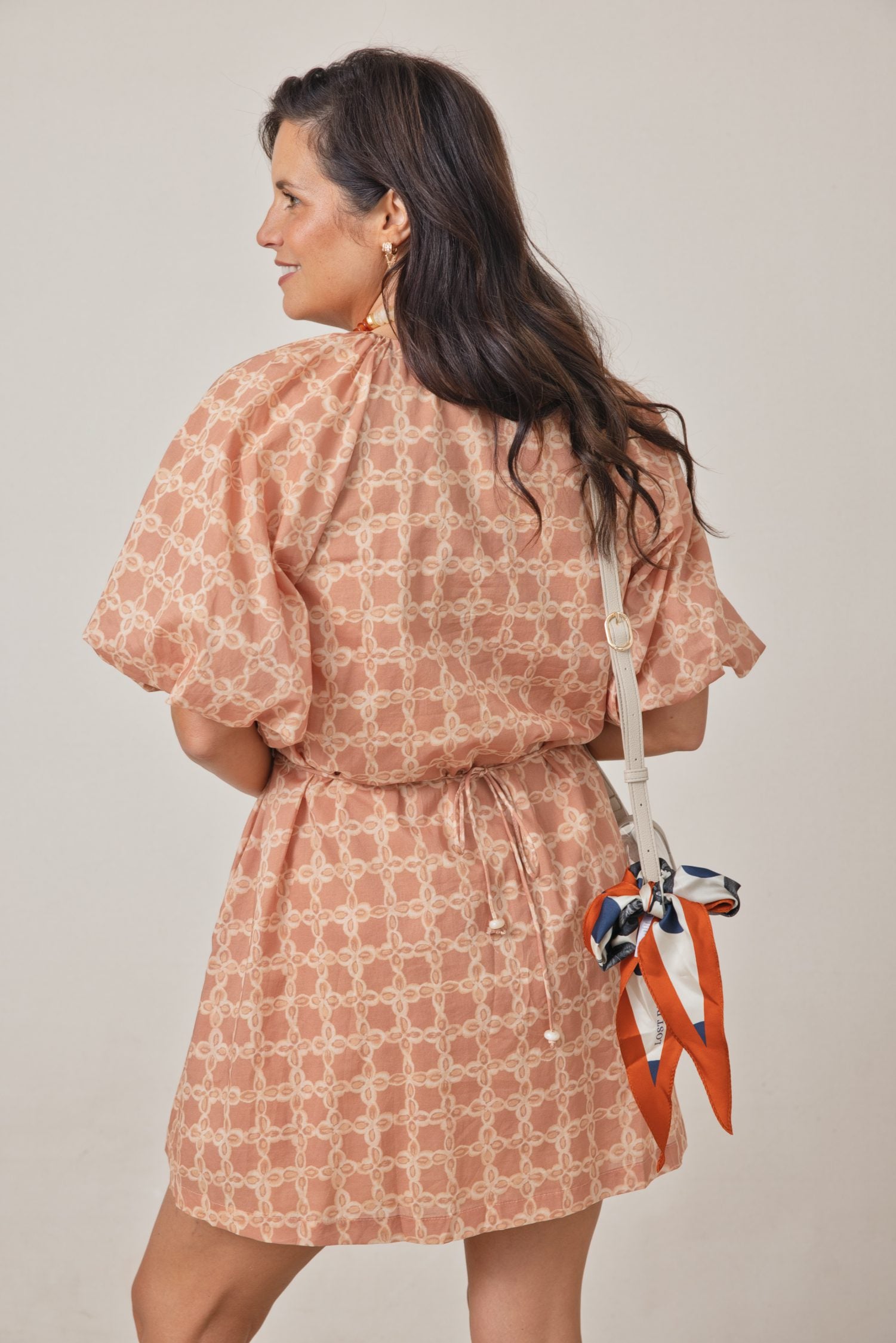 The Charming Chainlink Mini Dress