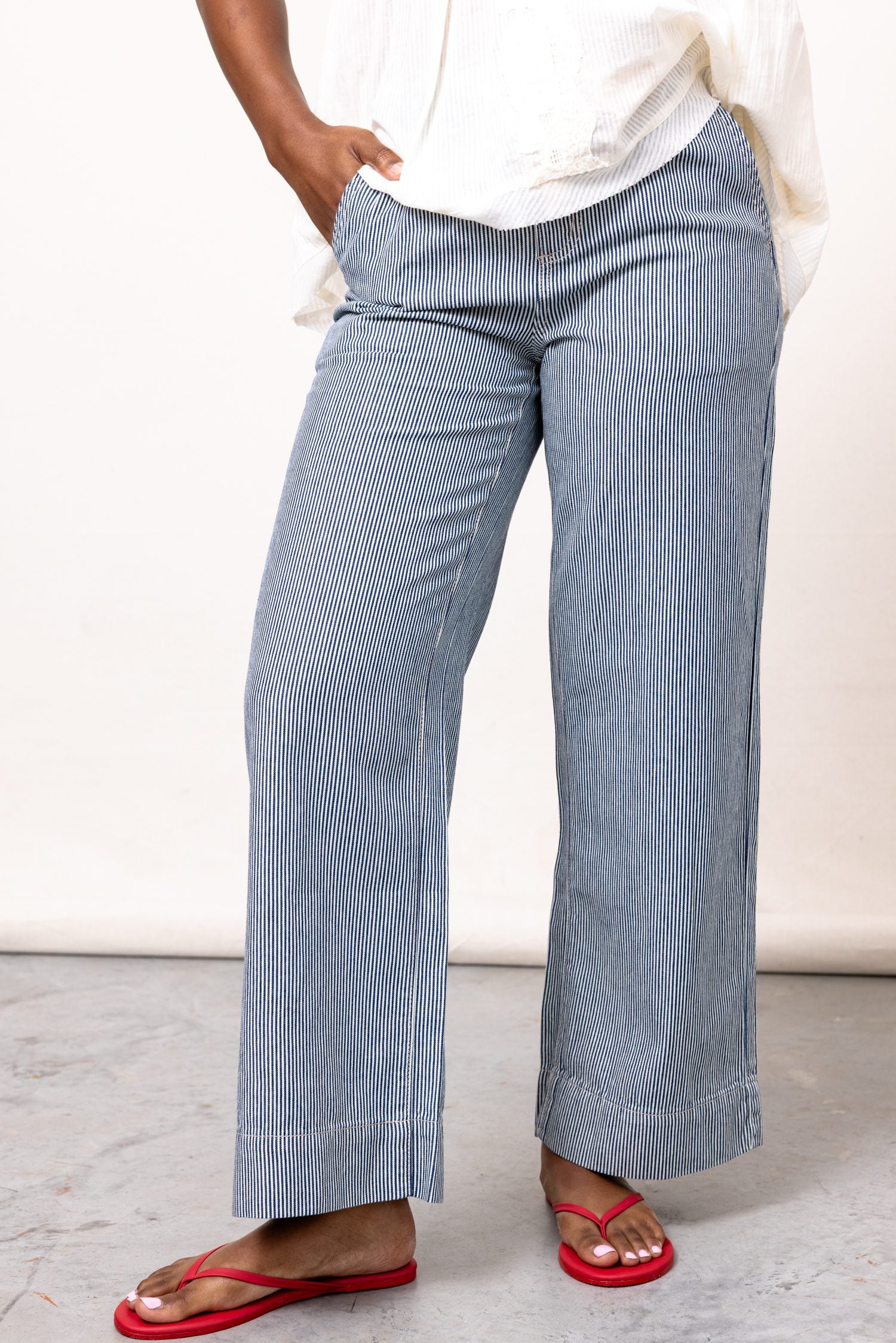 Sanctuary Lily Stripe Cropped Pant