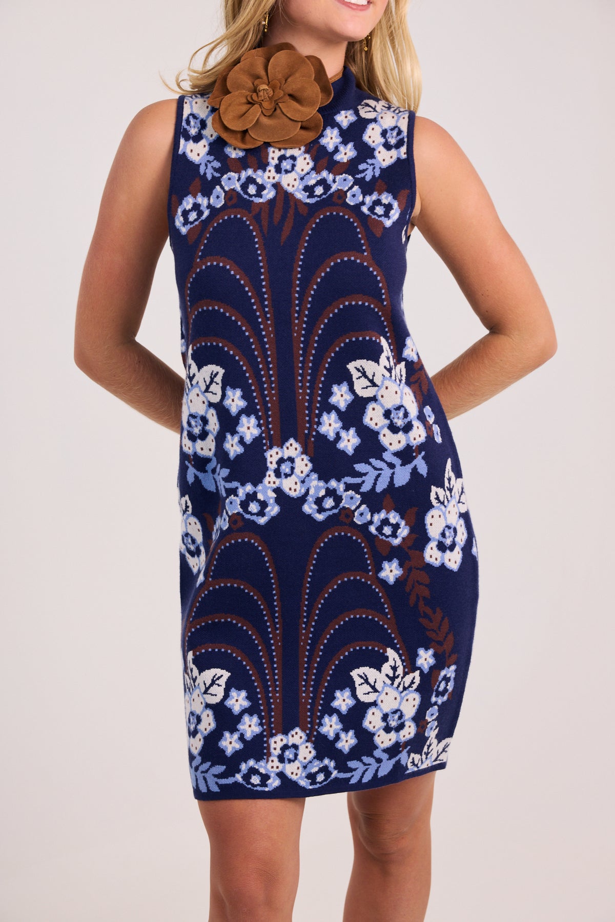 The Lollia Sleeveless Sweater Dress