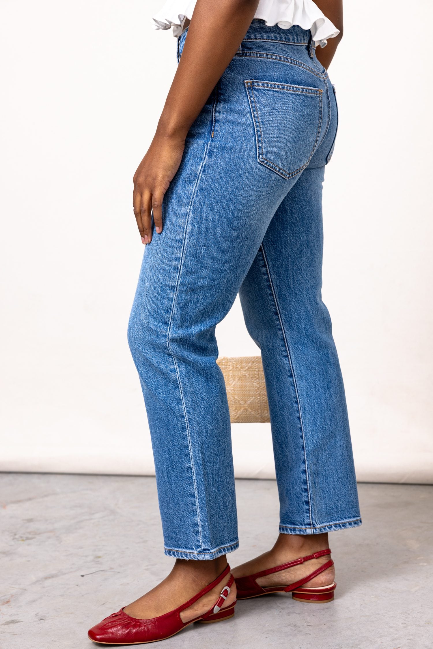 PISTOLA Aleks Crop Straight Leg