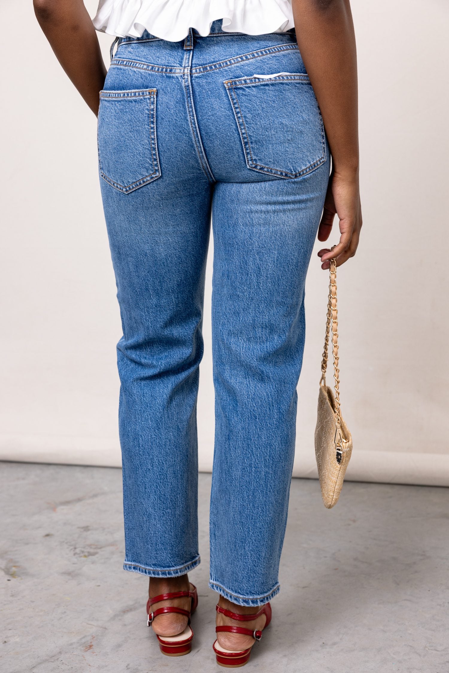 PISTOLA Aleks Crop Straight Leg