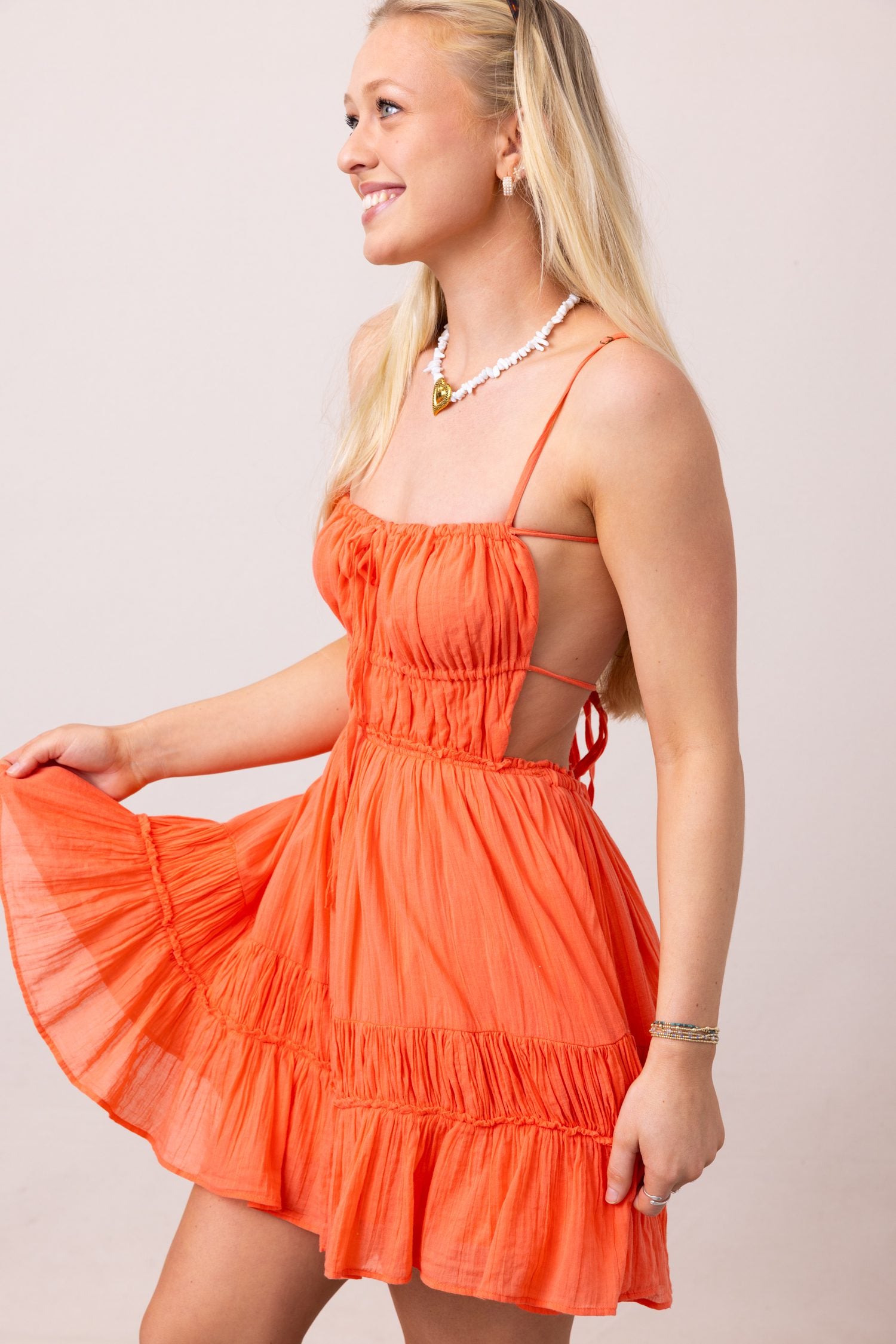 Free People Taking Sides Mini Dress