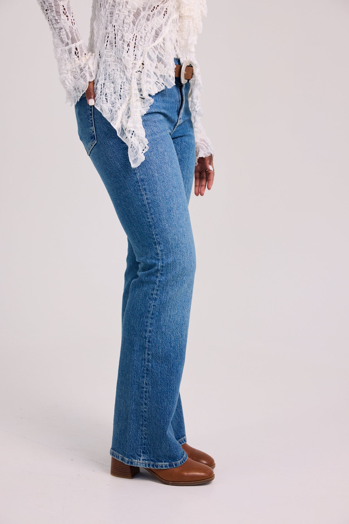 Free People Monte Low Rise Slim Boot Jeans