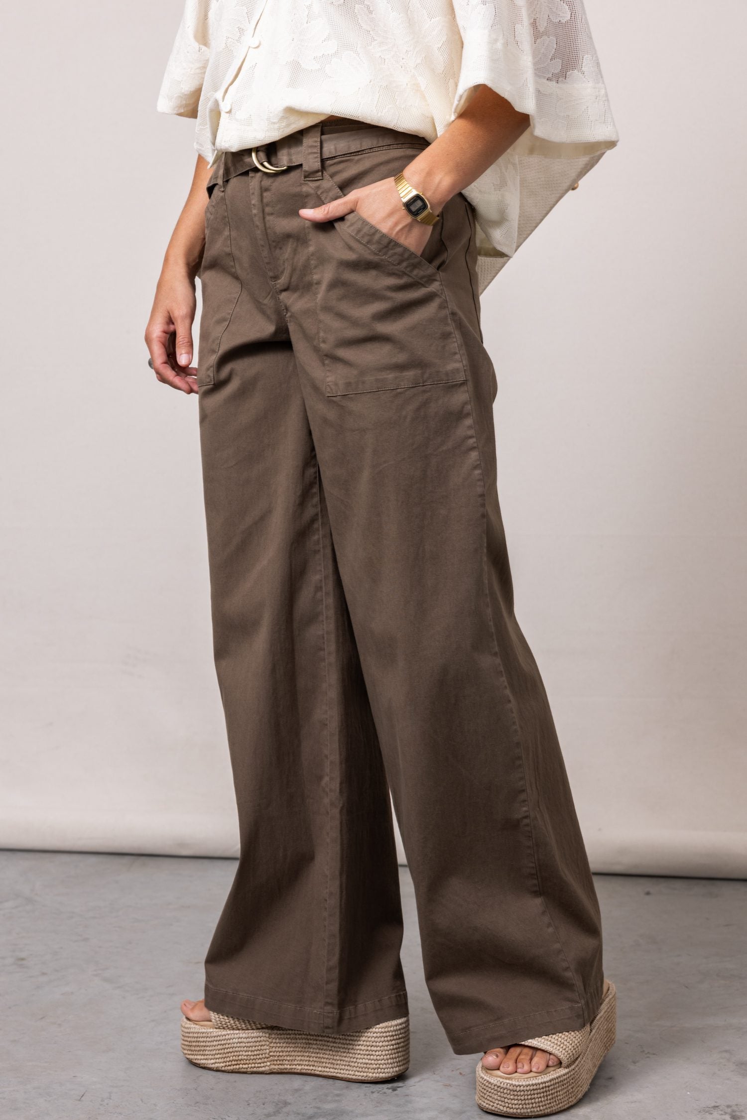 Sanctuary Soft Polished Wide Leg