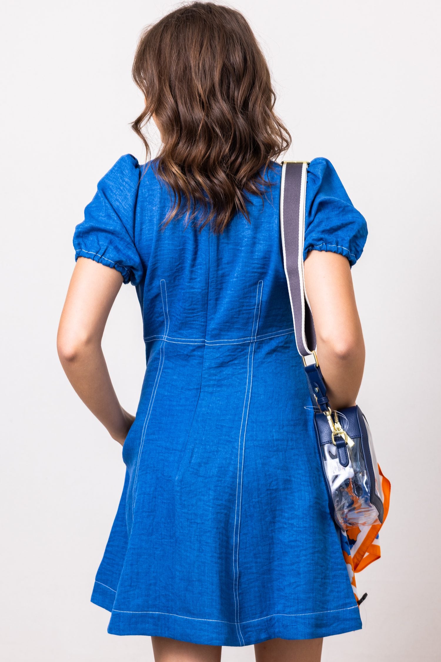 The Fatima Short Sleeves Mini Dress