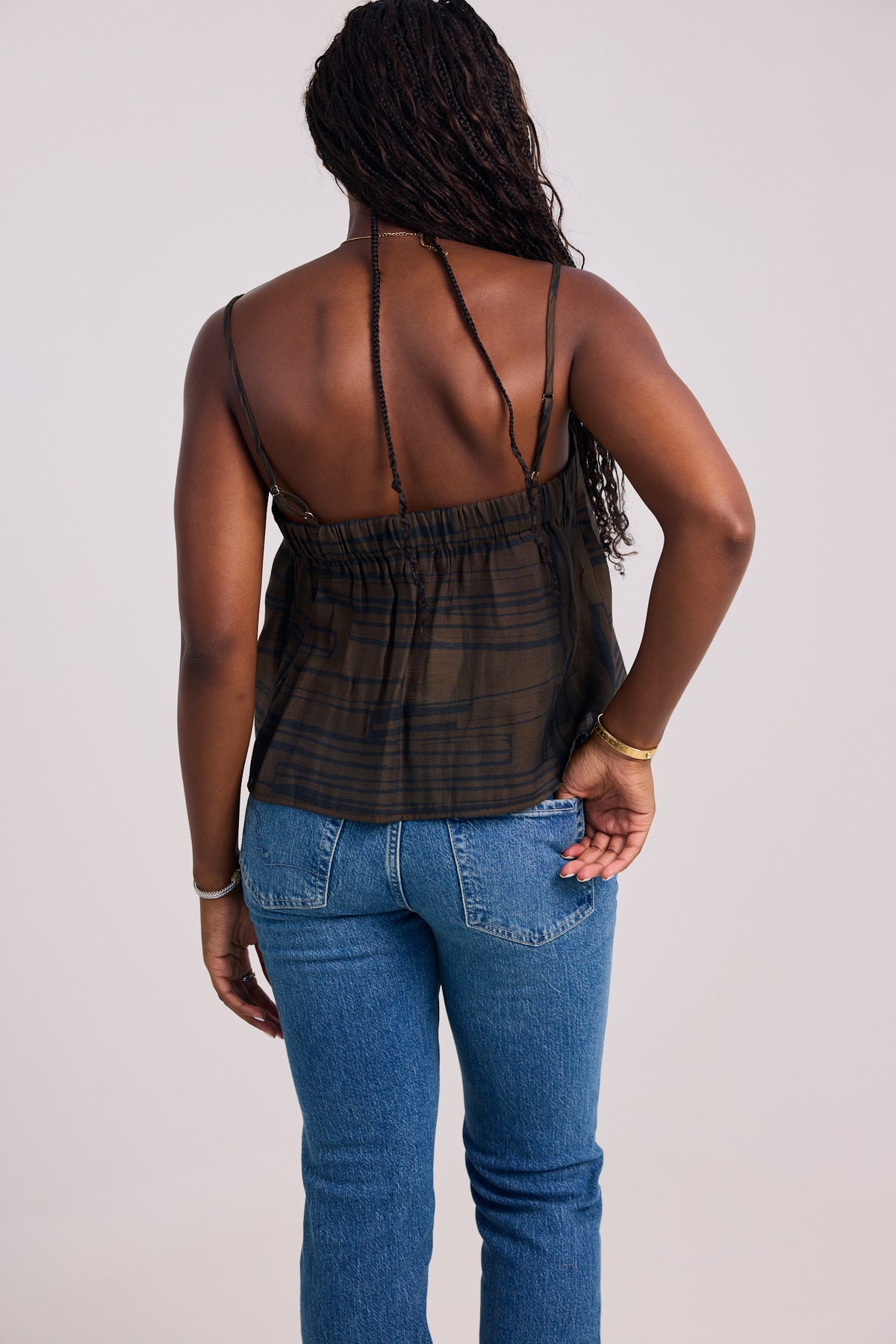 THML Zebra Print Tank Top