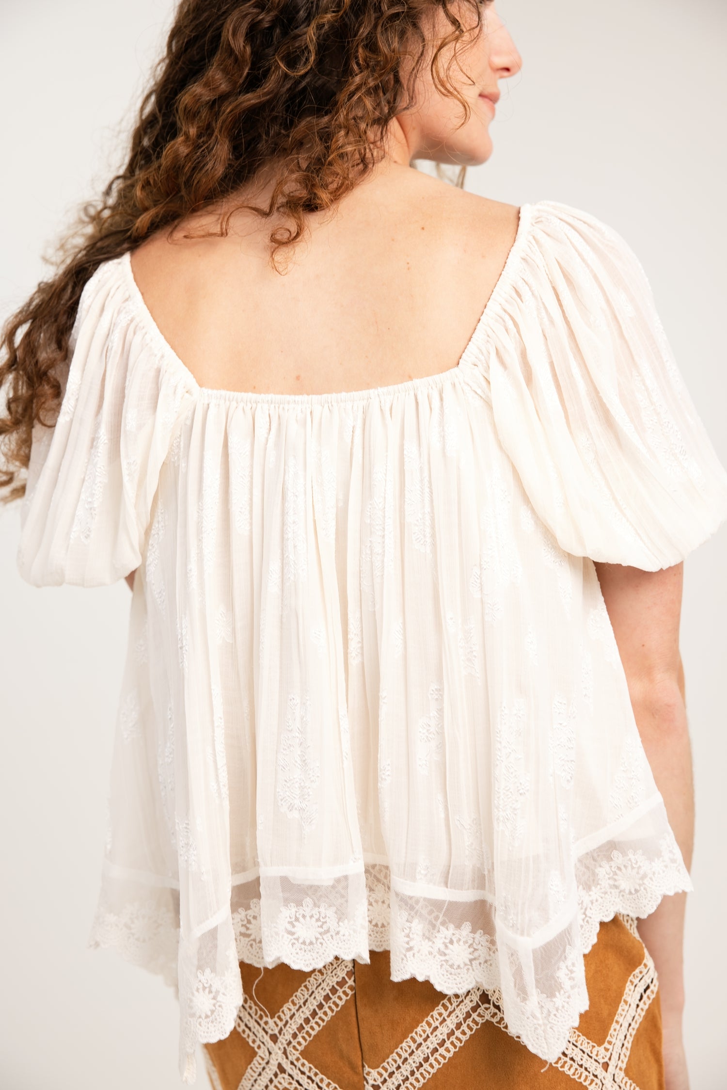 Steve Madden Vickie Top Cream