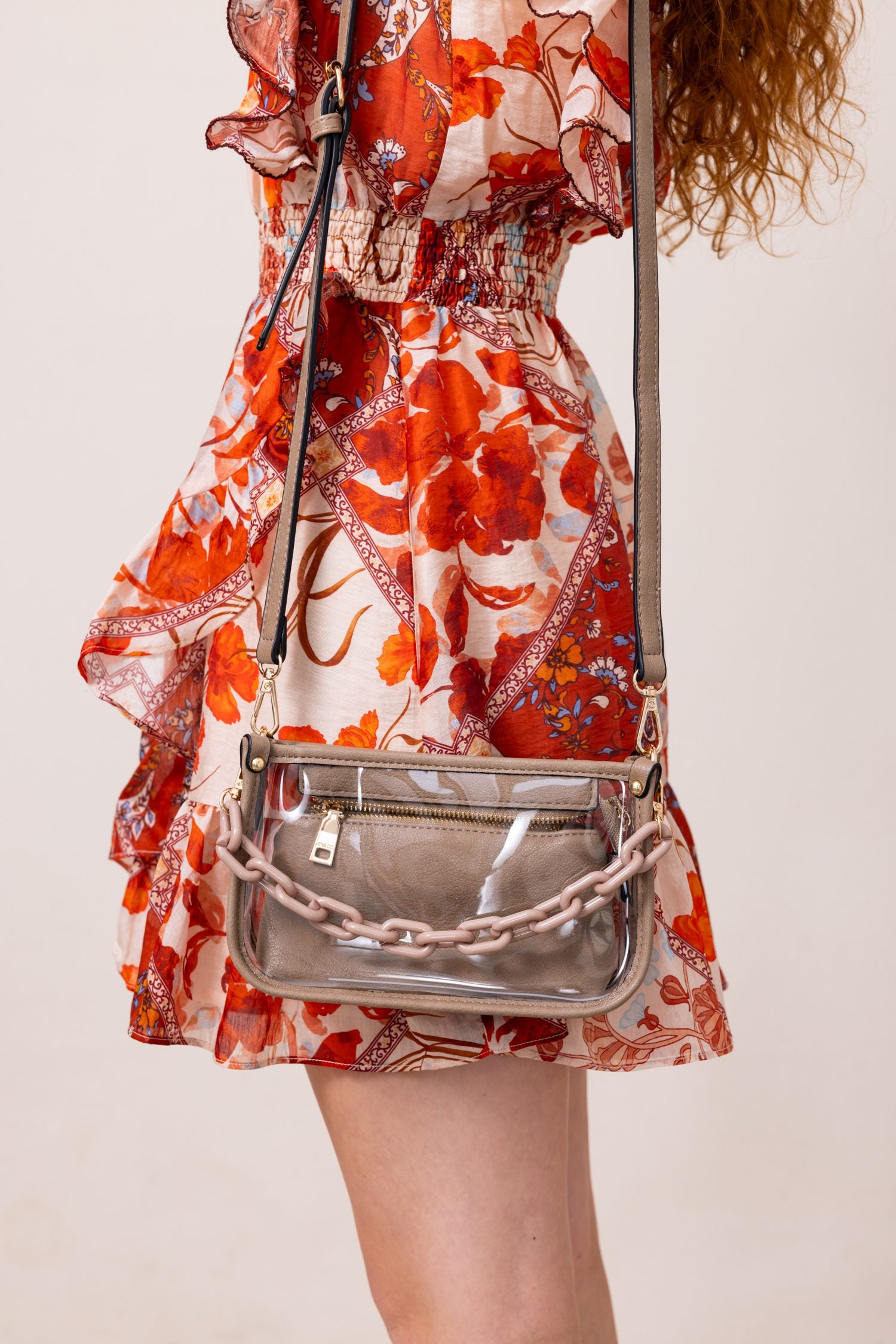 The Fan Club Clear Crossbody