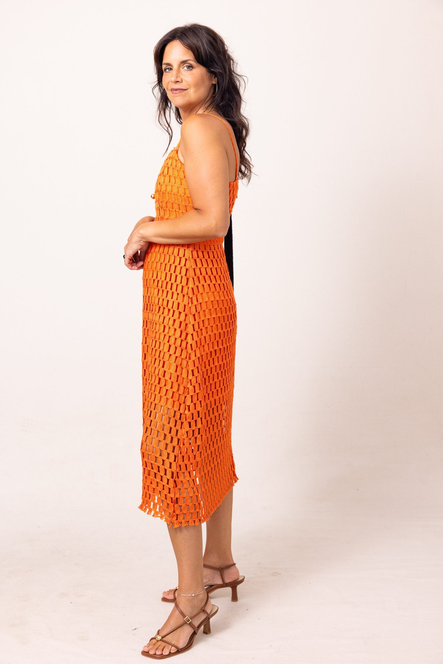 The Karson Lace Midi Dress