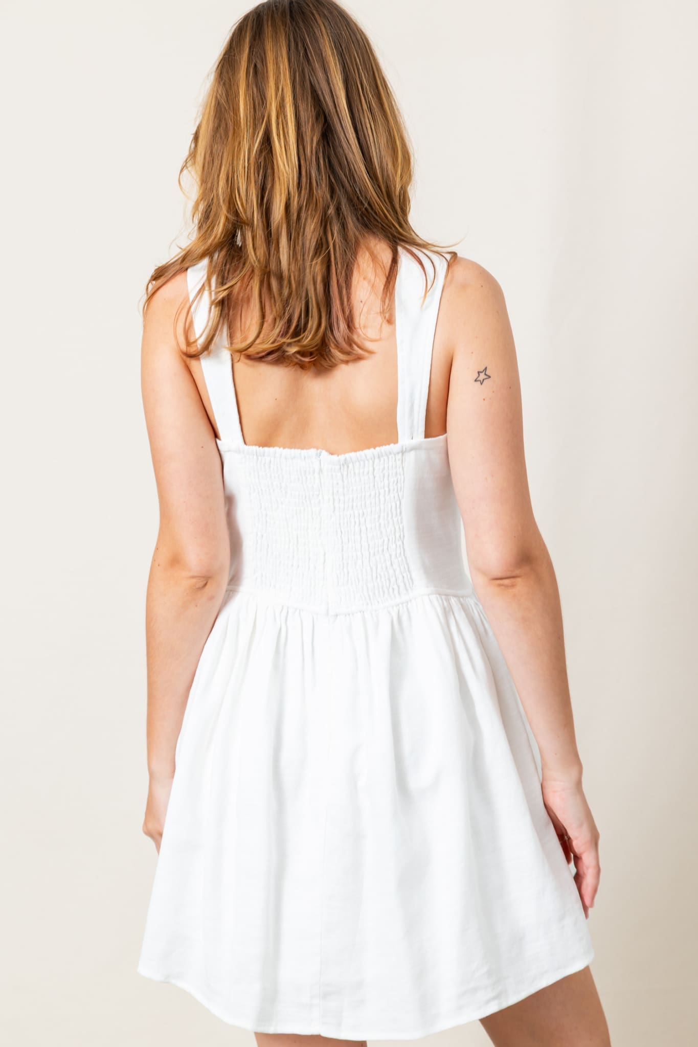 The Anything But Basic Textured Pattern Dress