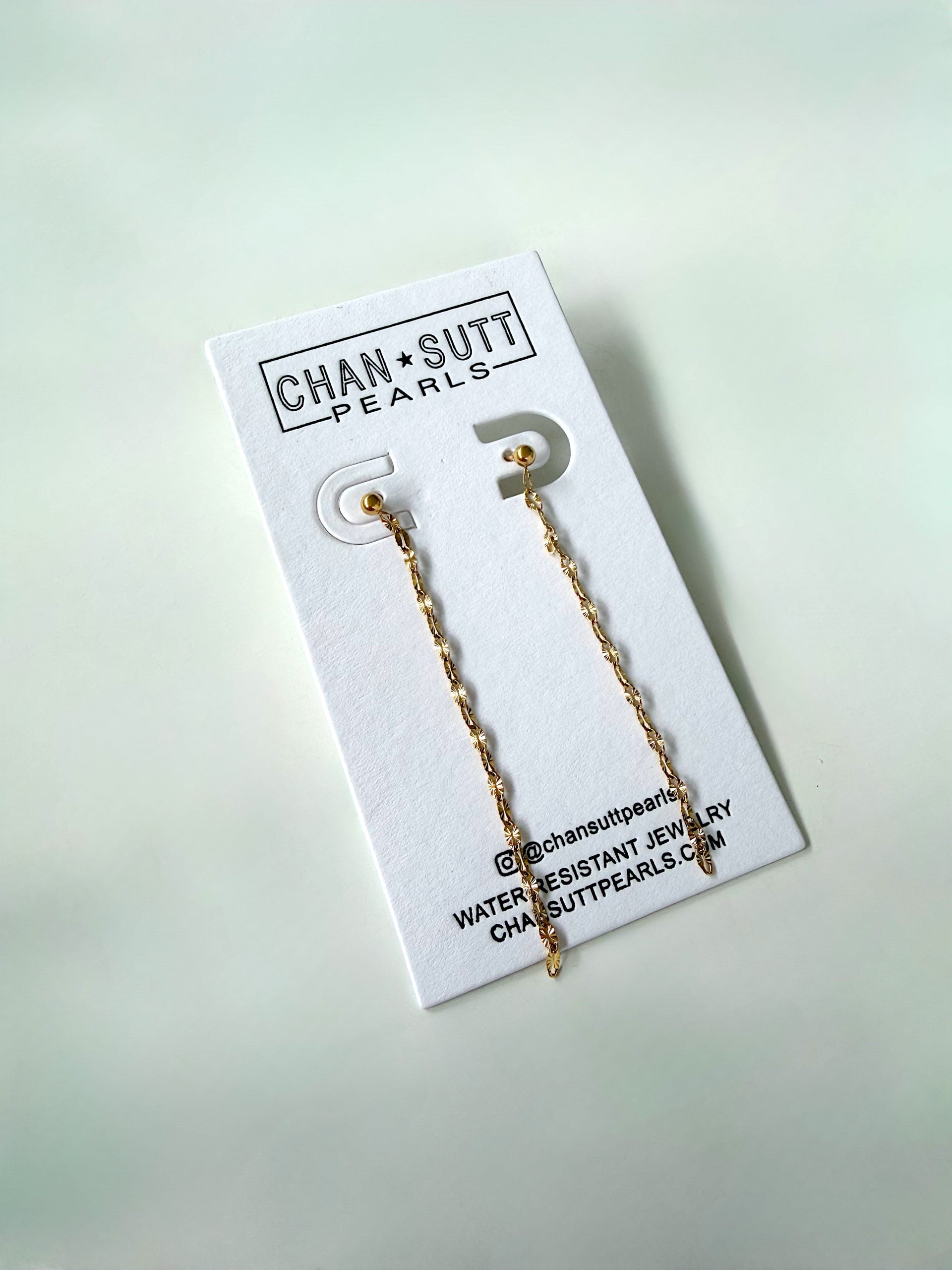 Chansutt Dainty Chain Earrings