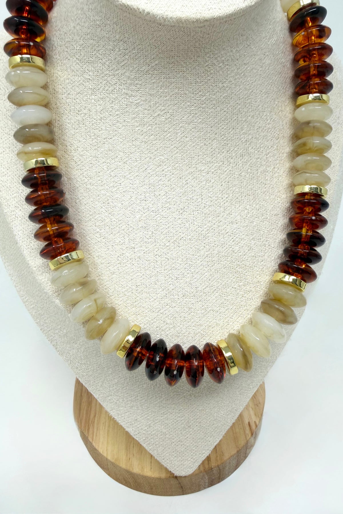 The Calloway Beaded Necklace Rust
