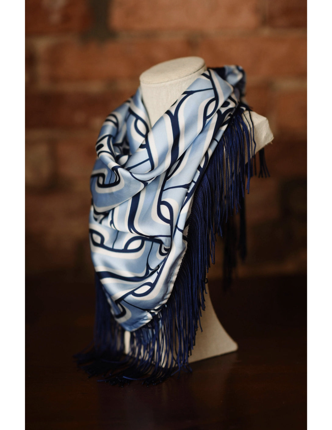 The Game Day Printed Fringe Scarf