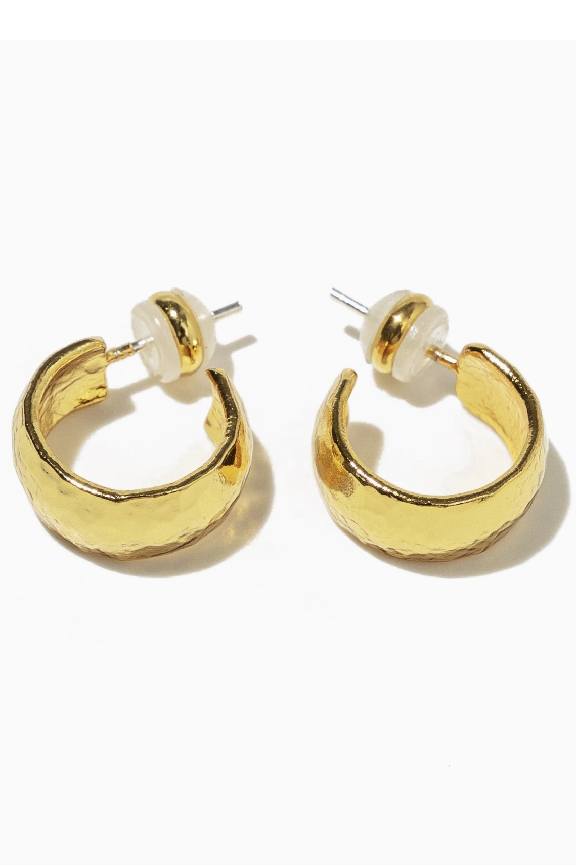 The Perfect Love Hammered Hoops