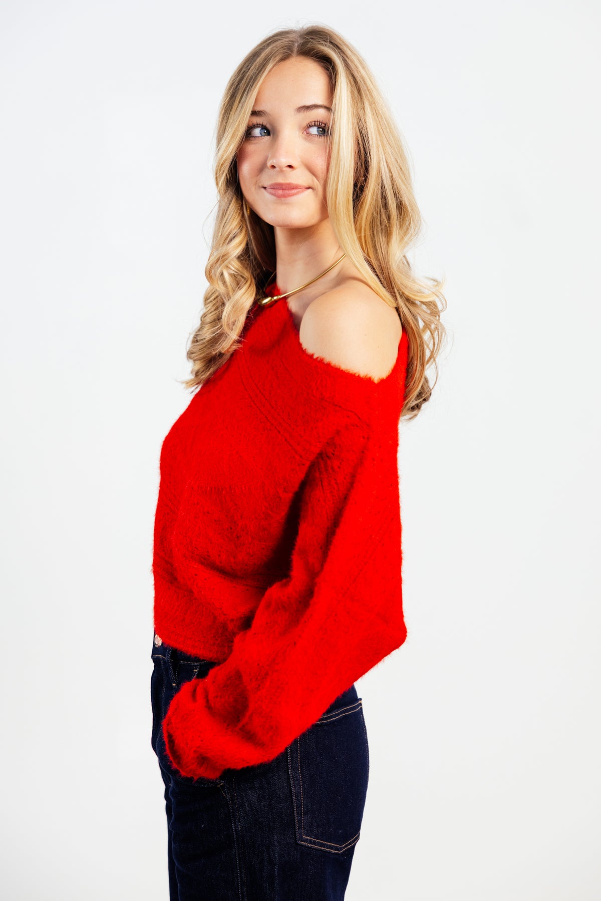 Lucy Paris Carol Cable Knit Sweater