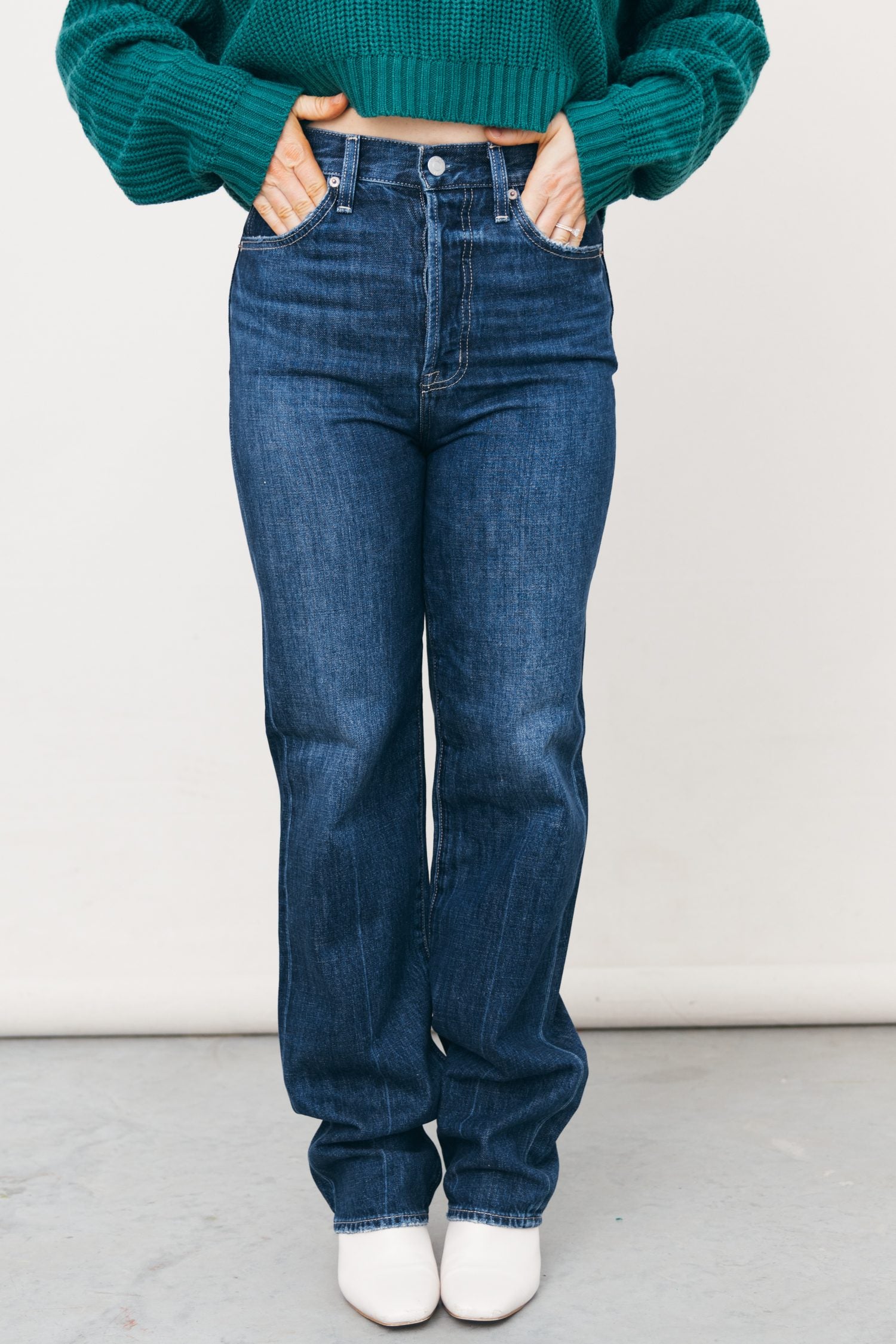 PISTOLA Cassie Super High Rise Straight