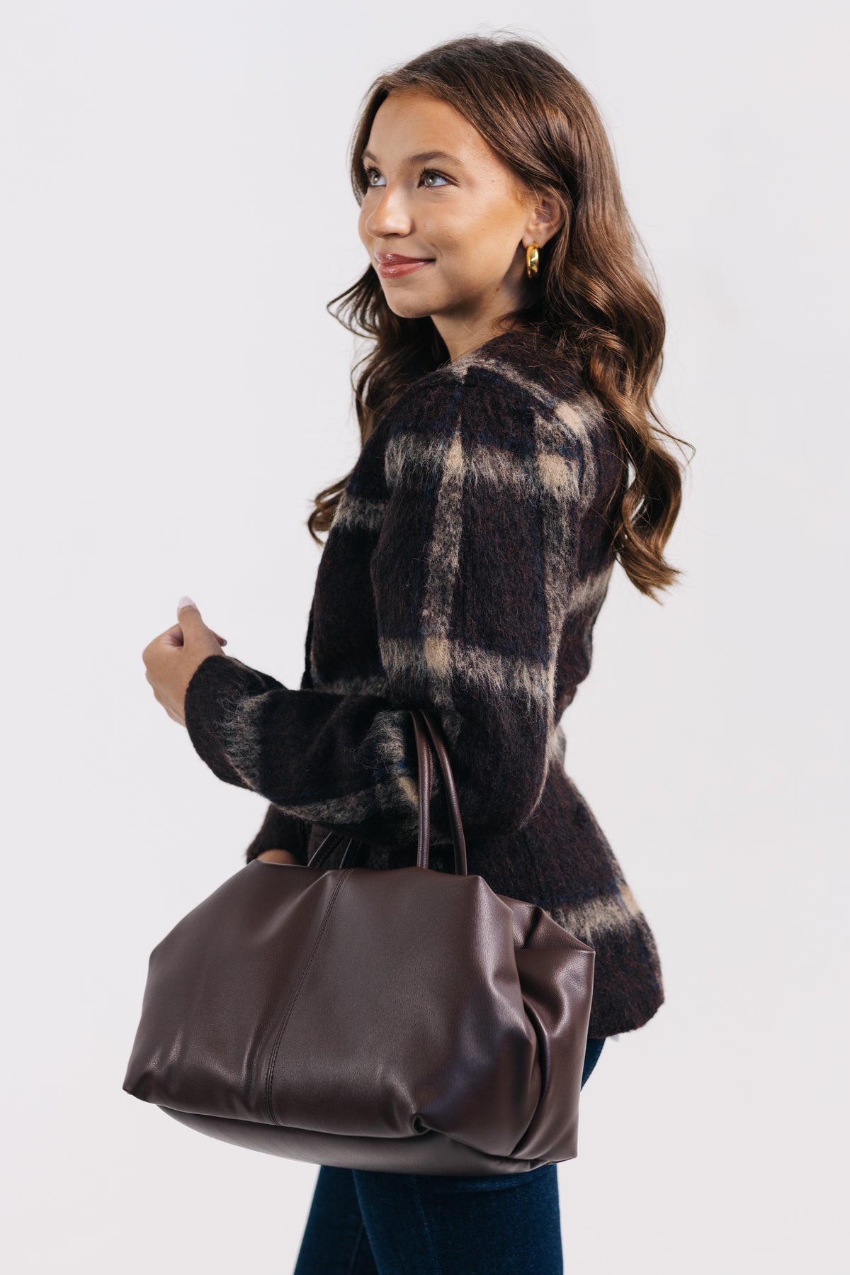 The Serene Chill Sculpted Round Neck Blazer