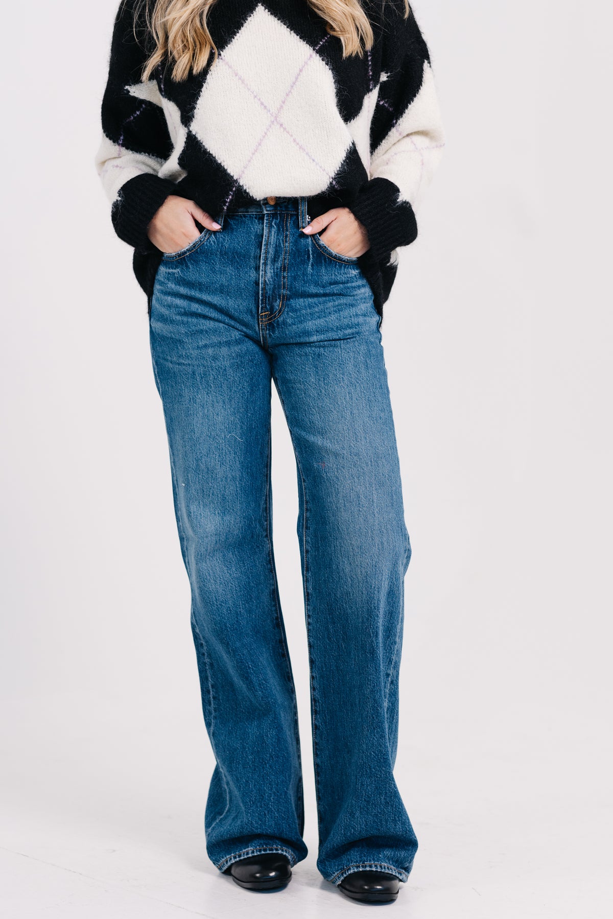 Just Black Denim The Longer Length Straight Jean