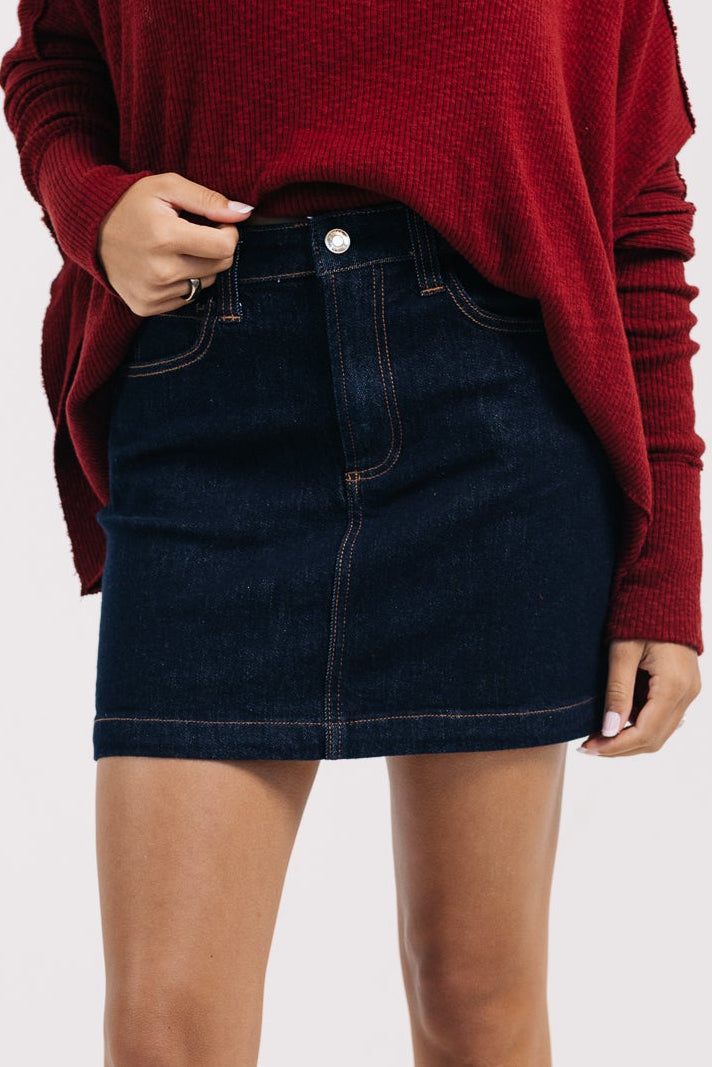 Z Supply The Socialite Denim Mini Skirt
