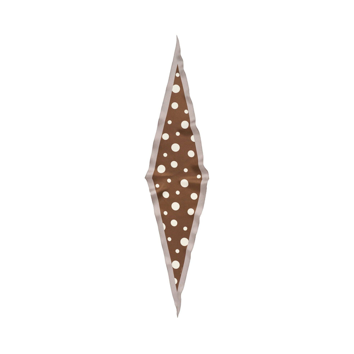Lost Pattern Polka Silk Diamond Neckerchief