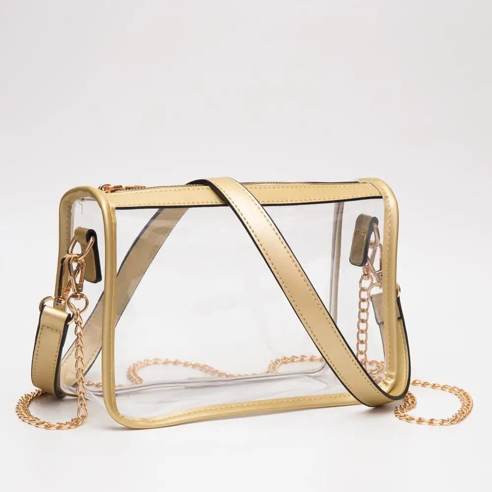 Sophia Clear Gameday Crossbody Bag