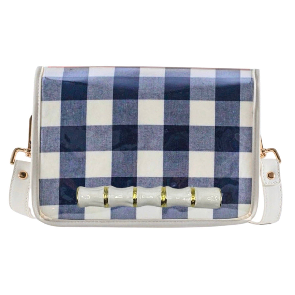 The Navy Buffalo Clear Stadium Bag