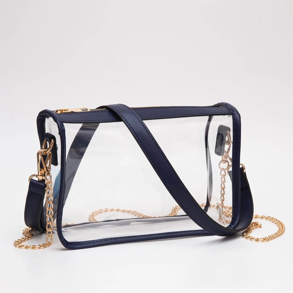 Sophia Clear Gameday Crossbody Bag