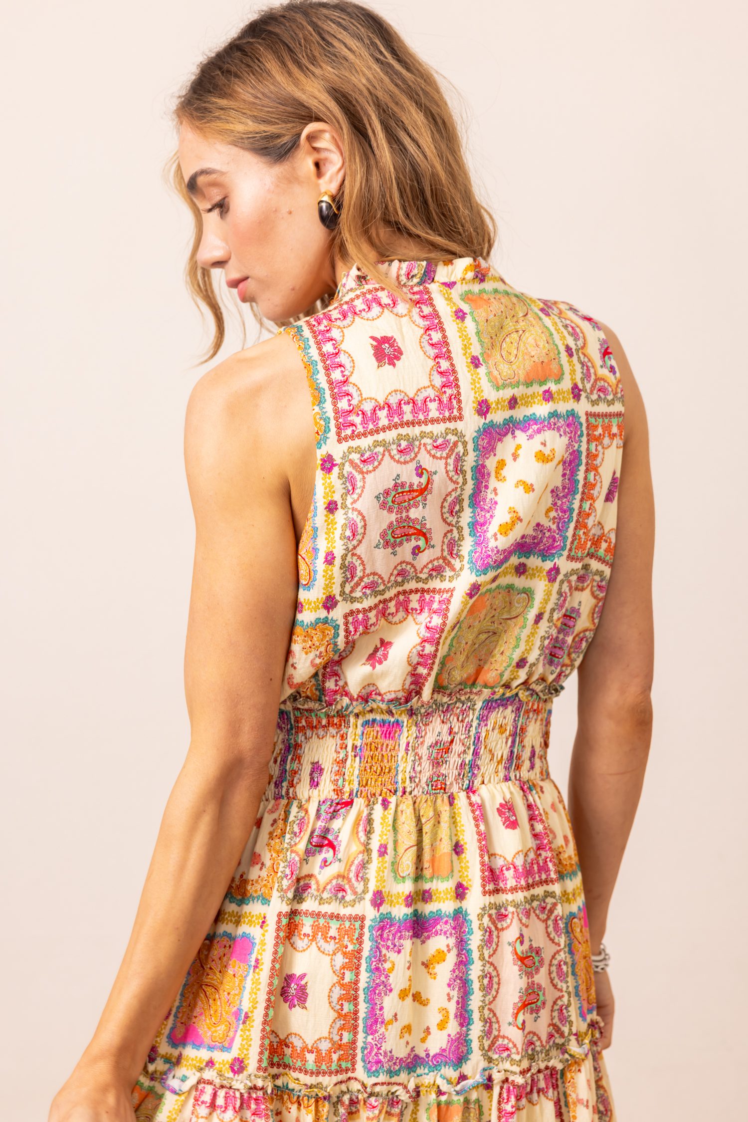 The Palm Springs Paisley Maxi Dress