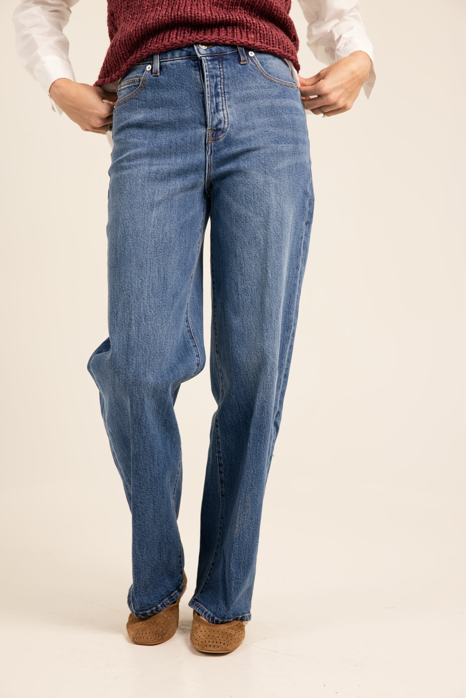 Good American Vintage Wide Jeans
