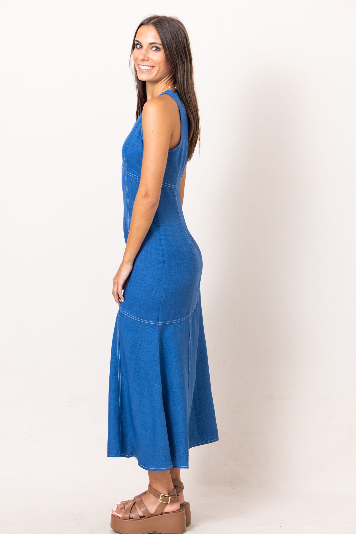 The Frances Sleeveless Maxi Dress