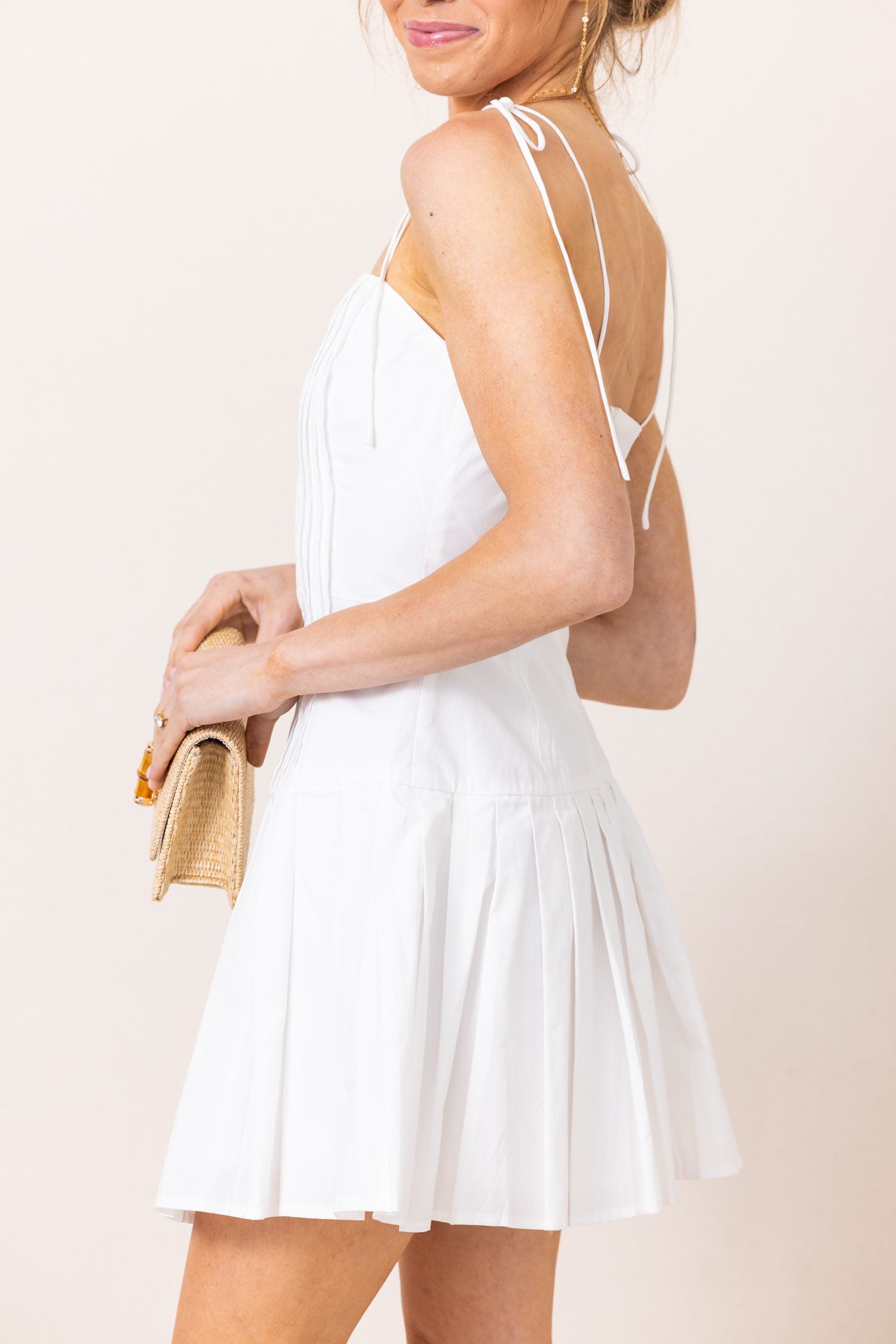 The Anything But Basic Mini Dress