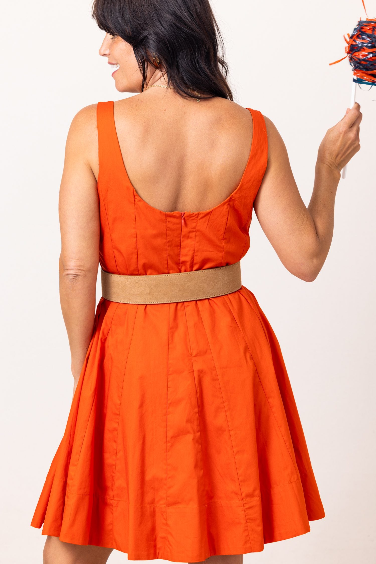 The Scarlett Square Neck Flared Mini Dress