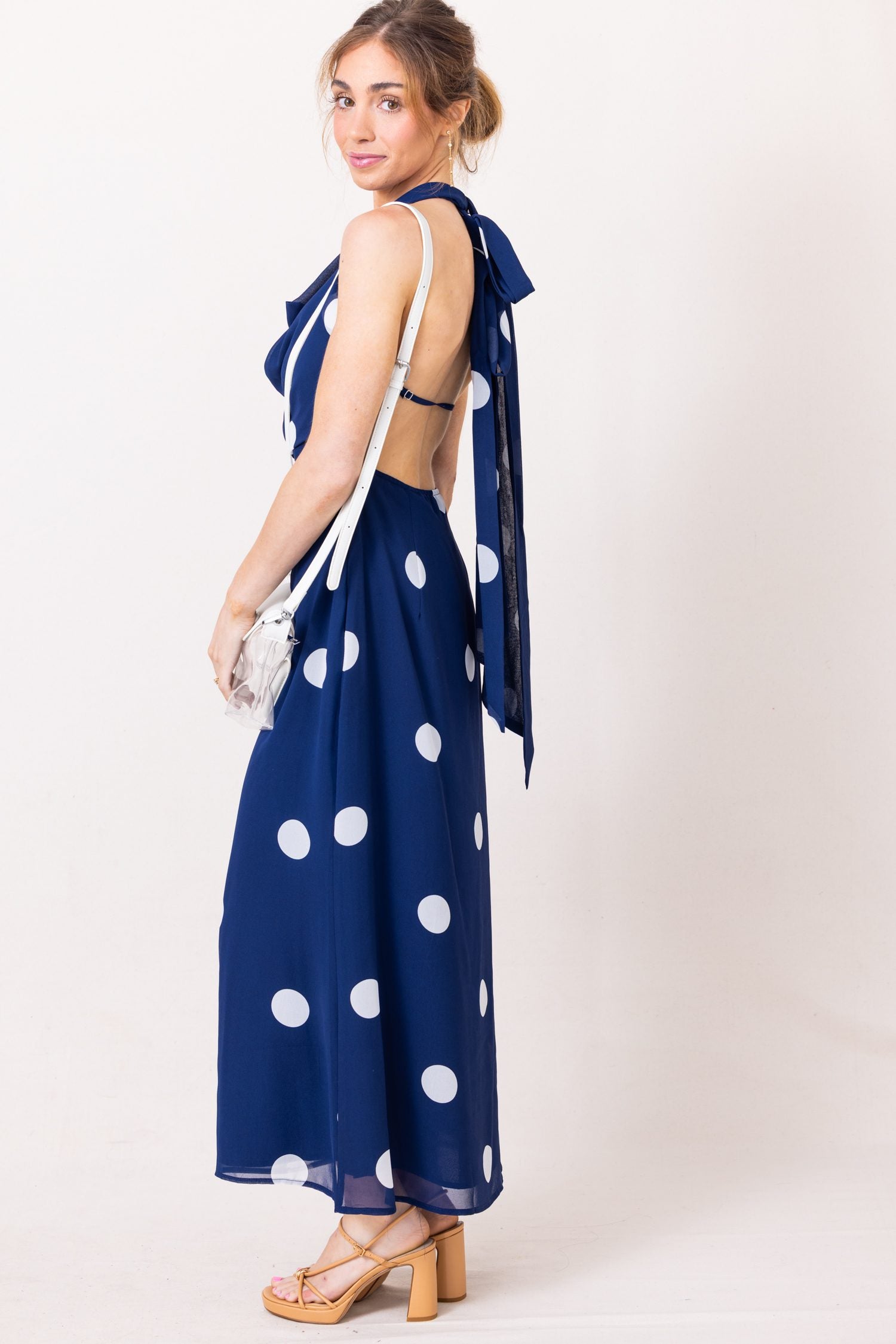 The Palmer Polka Dot Maxi Dress