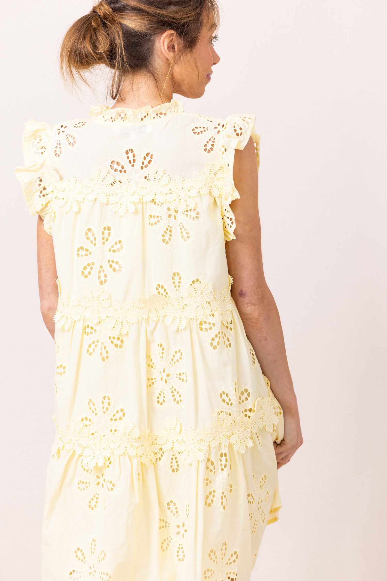 The Kensie Floral Embroidered Mini Dress