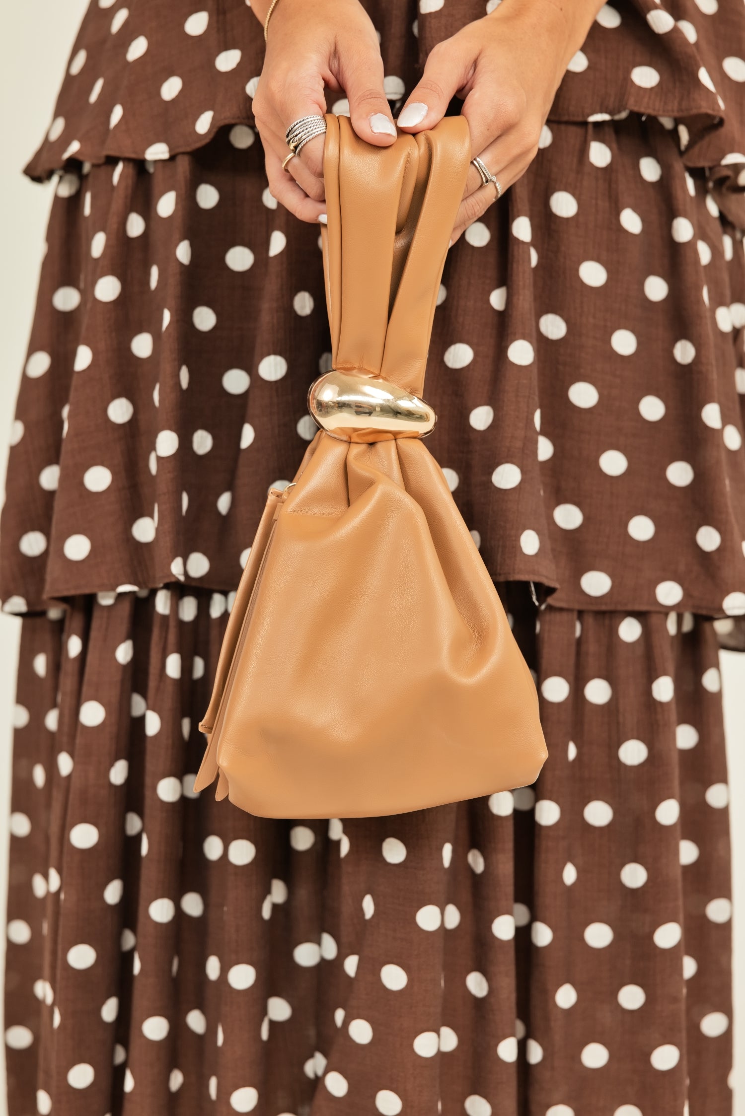 The Tanvi Leather Loop Bag