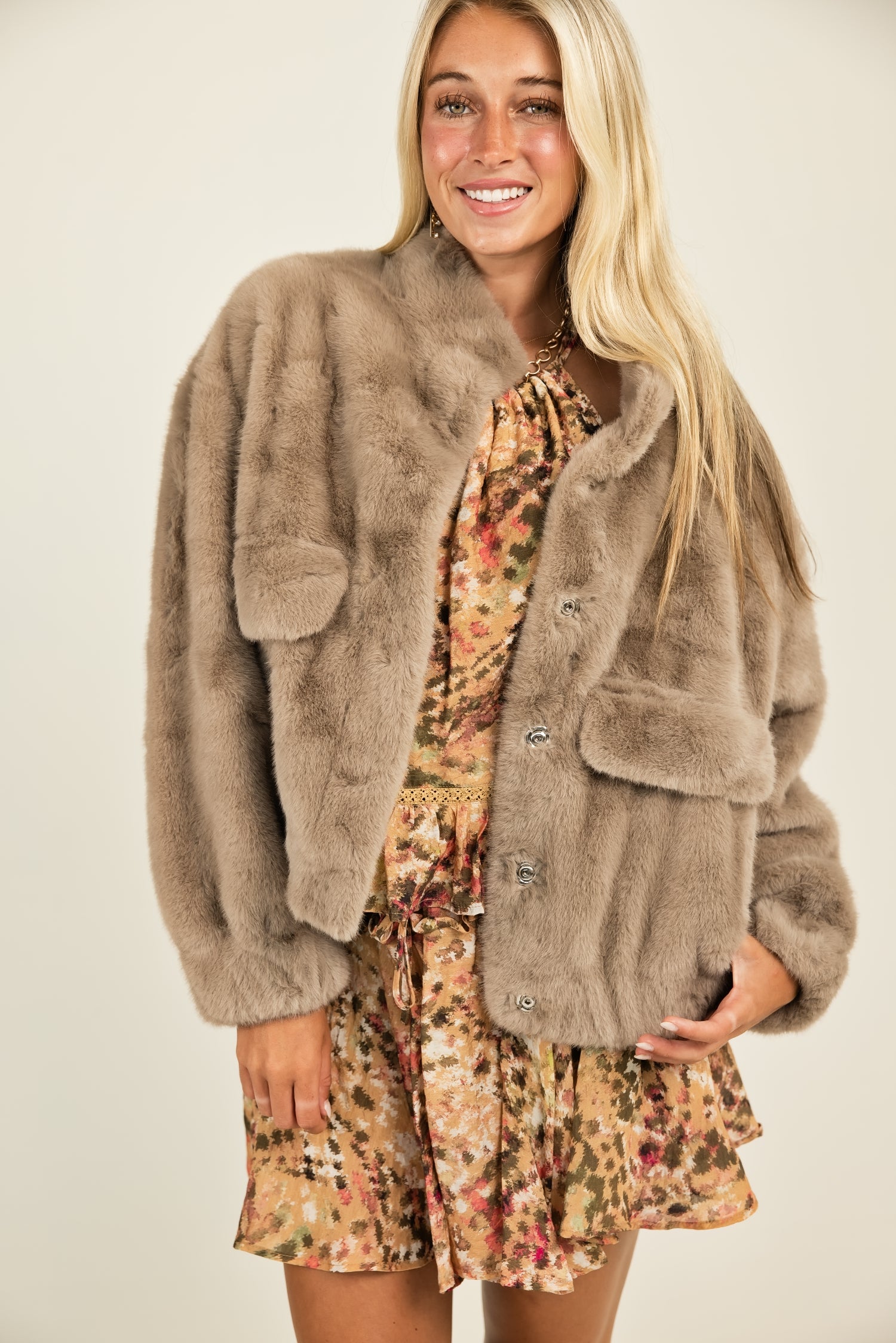 The Badet Faux Fur Jacket Mink