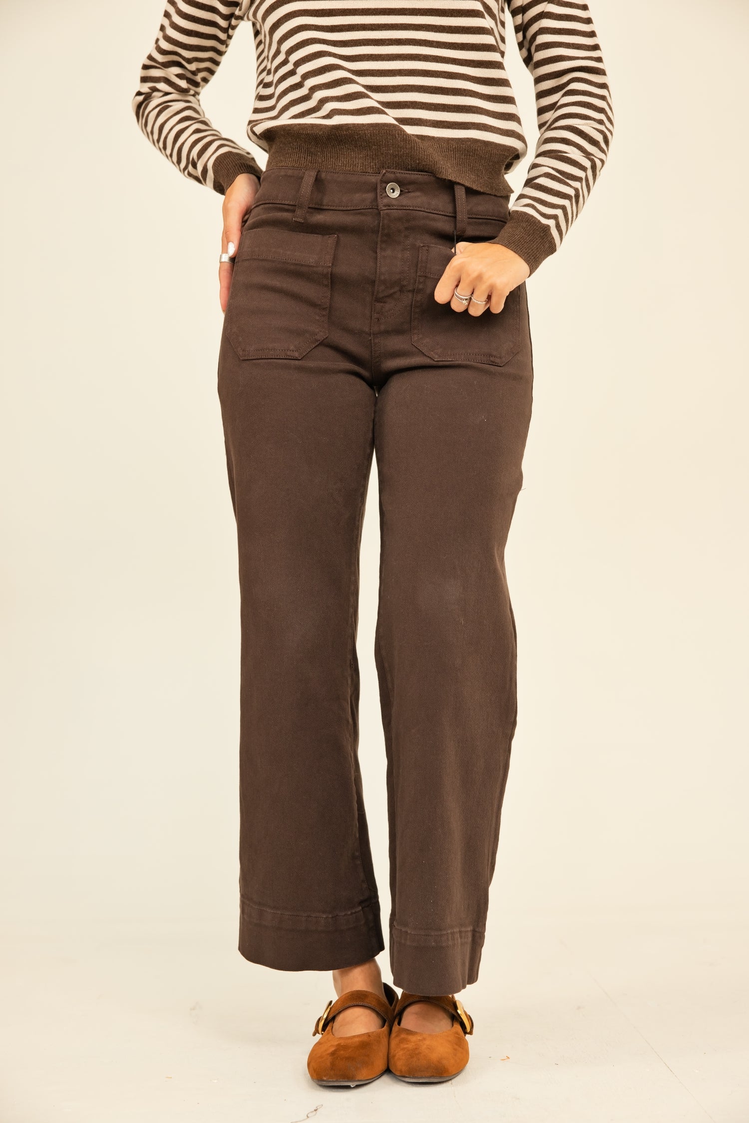 Sanctuary Marine Pant Rich Soil